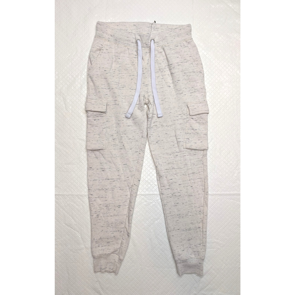 Goodthreads Women's Ultra Soft Fleece Midweight Cargo Jogger Pants, Beige, M